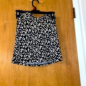 Victoria Secret tankini! Size 34A! Black/White! Great for summertime! EUC!